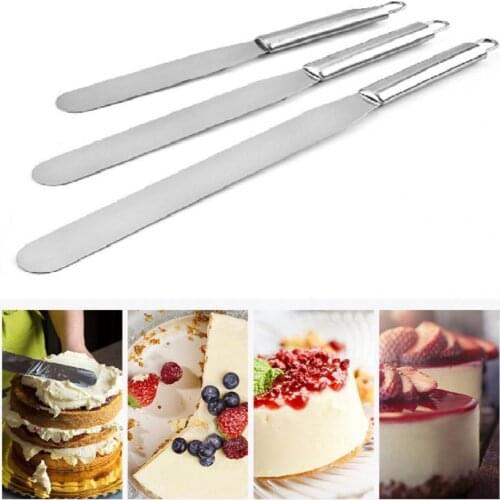 Wholesale Cream Spatula Labor-saving Rust-proof Stainless Steel Multi-function Cream Scraper Baking Tools