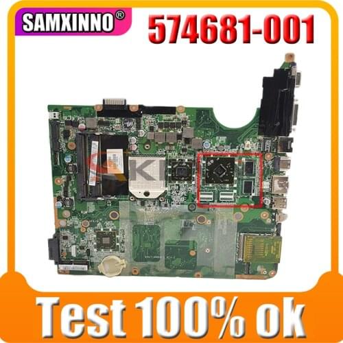 Original 574681-001 For HP laptop mainboard DV7 DV7-3000 DAUT1AMB6E0 DAUT1AMB6E1 motherboard main board