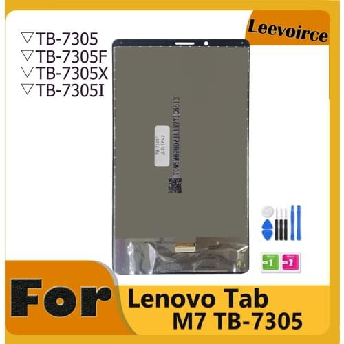 Original LCD For Lenovo Tab M7 TB-7305 TB-7305F TB-7305i TB-7305X LCD Display Touch Screen 3G 4G WIFI Digitizer Assembly+Tools