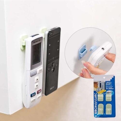 Plastic Hooks Sticky Hook Set Air Conditioner TV Remote Control Key Practical Wall Storage Strong Hanger Holder