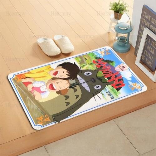 Ponyo On The Cliff By The Sea SDoormat Floor/Bath/Kitchen/Beach Mat Flannel Sponge Fabric Printed Decoration For Bedroom 0409