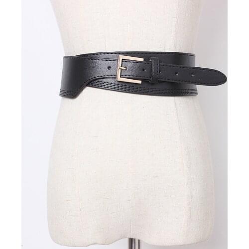 Women Belts Red Bow Design Thin PU Leather Jeans Luxury Female Belt Girdles Loop Strap Belts Bownot Brown Dress Coat Accessories