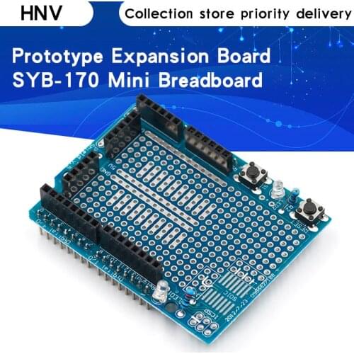 UNO ProtoShield prototype expansion board with SYB-170 mini breadboard based For ARDUINO UNO ProtoShield