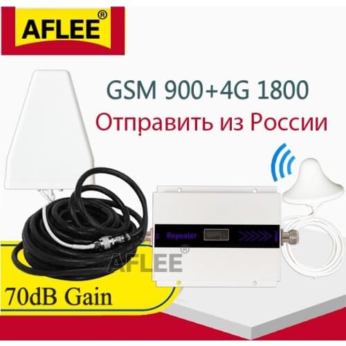 Repeater gsm 2g 3g 4g 900 1800 2100 Cellular amplifier 4g Signal Booster GSM Signal Repeater WCDMA LTE 4G Network Mobile Booster