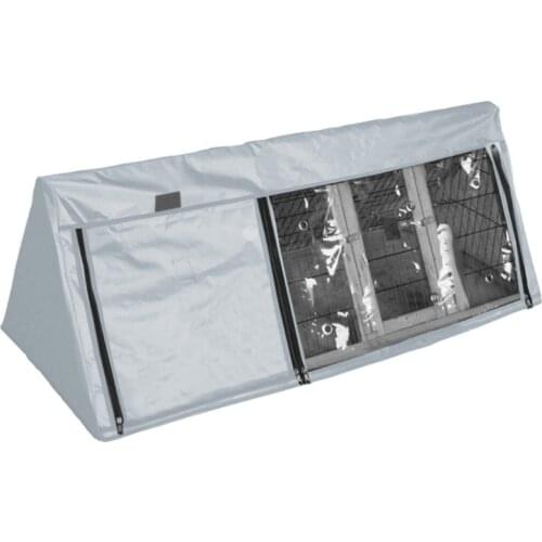 Pet Triangular Rabbit Cage Waterproof Dust Cover Oxford Cloth Rabbit Hutch Covers J2Y