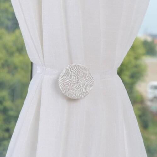 Convenient Curtain Tiebacks with Suct Decorative Holdbacks for Window Drapries Voile 16 Inch