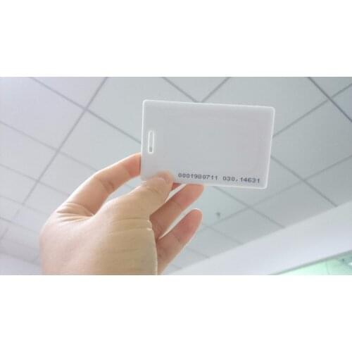 Yongkaida 10000pcs/lot 125Khz EM4100/TK4100 Clamshell 1.8mm thick Long distance reader range rfid proximity ID Smart card