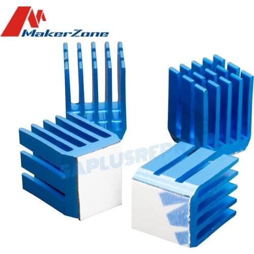 3D Printer Parts Stepper Motor Driver Heatsink Cooling Heatsink Compatible with TMC2100 DRV8825 A4988