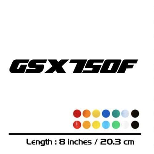 2 X New Sales motorcycle bike Fuel tank Wheels Fairing notebook Luggage helmet MOTO Sticker decals For SUZUKI GSX750F