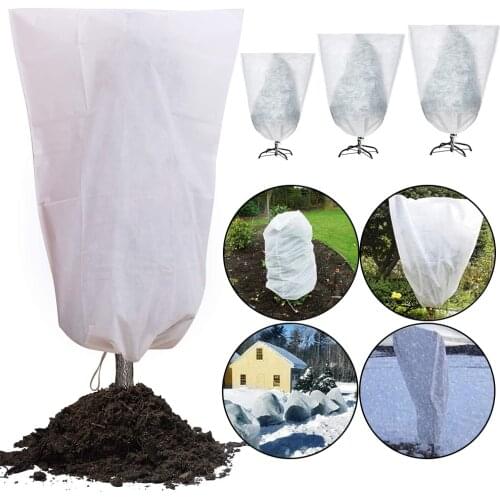 4size Warm Worth Plant Cover Tree Shrub Plant Anti birds Winter Cover Frost Protective Bag Garden Vegetables Breathable D30