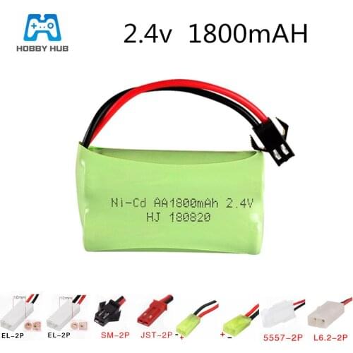 2.4V 1800mAh NI-CD battery for Remote Control toys electric toys lighting facilities RC toys Rechargeable battery AA nicd 2.4V