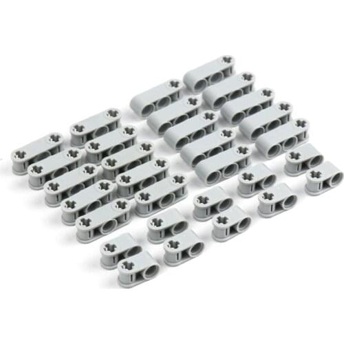 Bulk Technical Axle and Pin Connector 6536 32184 42003 Adapter Cross Hole Axle Assembly MOC Robots Accessory Technical Parts