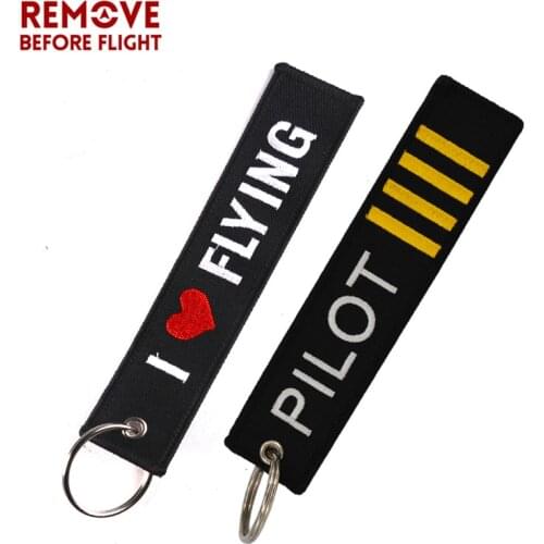 REMOVE BEFORE FLIGHT Fashion Keychain Chaveiro Para Moto Keychain Jewelry Bijoux Embroidery key holder Chain Keychain for Cars