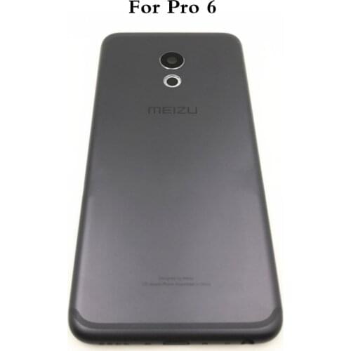 Original New Battery Door Back Cover Housing Case For MEIZU Pro 6 Without Power Volume Buttons No Flash Lens