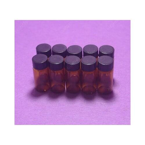 5ML Amber Reagent Bottle,Sample,Penicillin Vials,With PP Screw Lid,10PCS/LOT