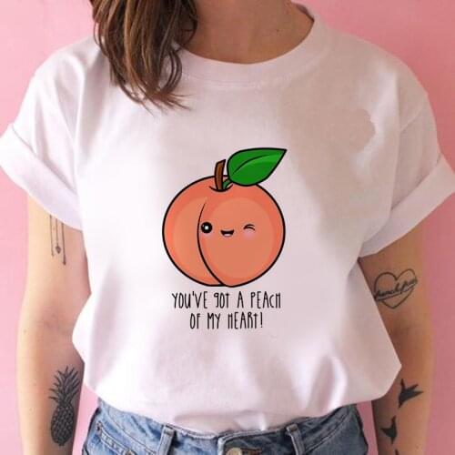 Pineapple Fruit Clothing Printed T-shirt 90S Womens T-shirt Fashion Womens Top Graphic T-shirt Womens Kawaii Camisas T-shirt