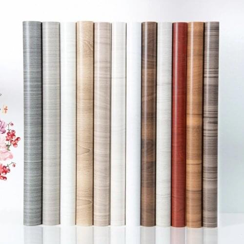 Classic Wood Grain Stickers Wallpapers DIY Home Decor Office PVC Waterproof Oil-proof Self Adhesive Easy to Clean Desk Wardrobe