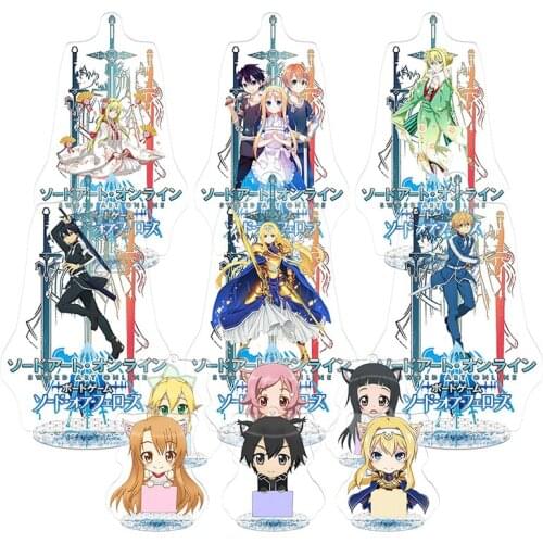 Sword Art Online Alicization - War of Underworld 2nd Season Acrylic Stand Model Doll Yuuki Asuna Kirigaya Kazuto Figure Toy 20CM