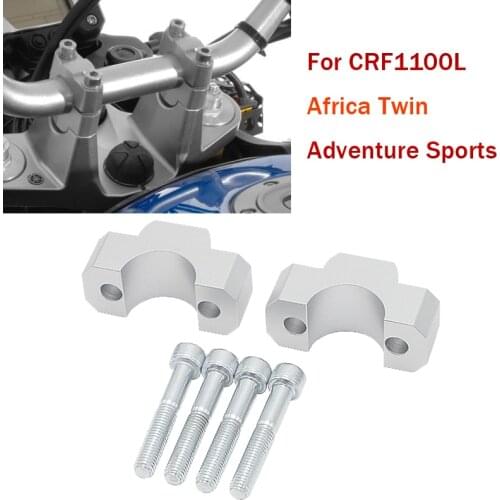 Motorcycle Handle Bar Riser Clamp Extend Handlebar Adapter Mount For HONDA CRF1100L CRF 1100 L Africa Twin Adventure Sports