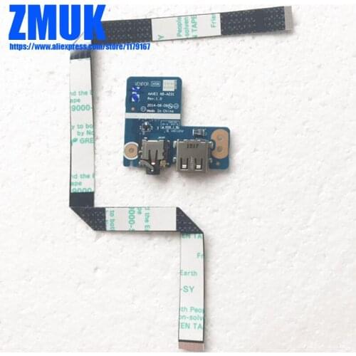 New Ogiginal USB Board w/ Cable For Lenovo E440 E455 E550 E555 Series,P/N 00HN669 NS-A231