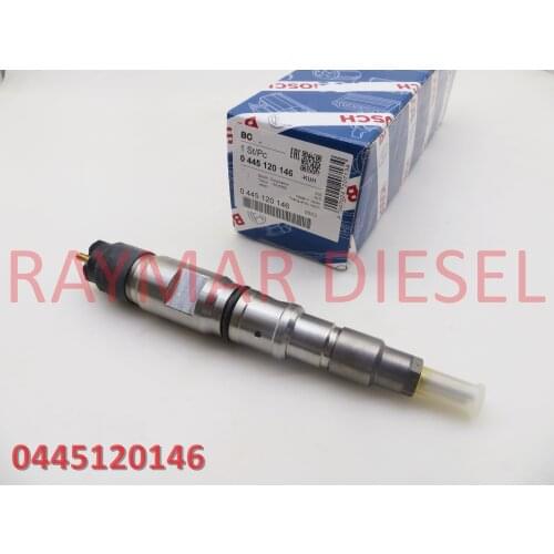 Genuine Brand New Diesel Common Rail Fuel Injector 0445120146, 65.10401-7006, 65104017006 FOR DOOSAN DV11 EURO4 ENGINE