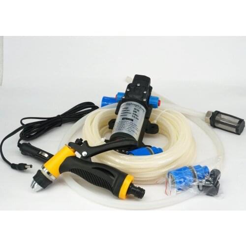 DC 12V 80W Portable Electric Car Cleaner Washing Tool Set 330L/H 129 PSI