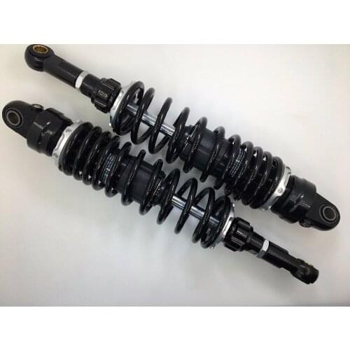 355mm 360mm 7mm spring Shock Absorbers Motorcycle Rear for Honda Yamaha Suzuki Dirt Bikes Kart ATV Motorcycle and Quad black