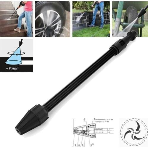 Car Washer Lance Turbo Nozzle for Karcher K2 K3 K4 K5 K6 K7 High Pressure Washer Spray Gun 18.5 inch Car Washing Water Gun Lance