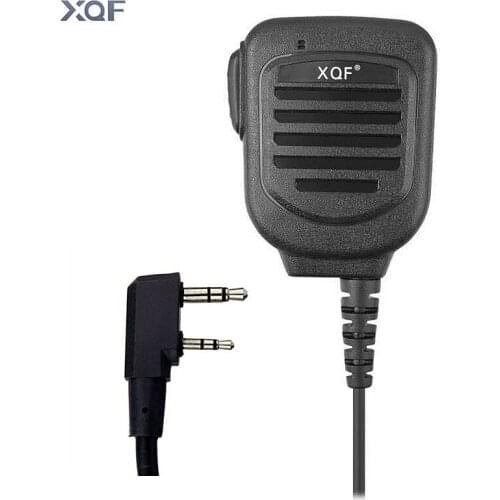 XQF Walkie Talkie Hand Microphone SM109 Shoulder IP67 Waterproof Mic For Baofeng UV-5R UV-5RE For Kenwood TK-370 Two Way Radio
