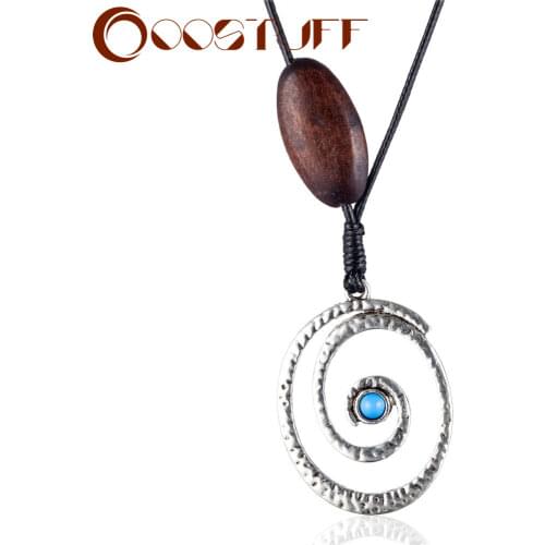 Women Jewelry Chokers Long Necklaces Vintage Handmade Wood Bead necklaces & pendants collares mujer kolye bijoux femme 2021 New