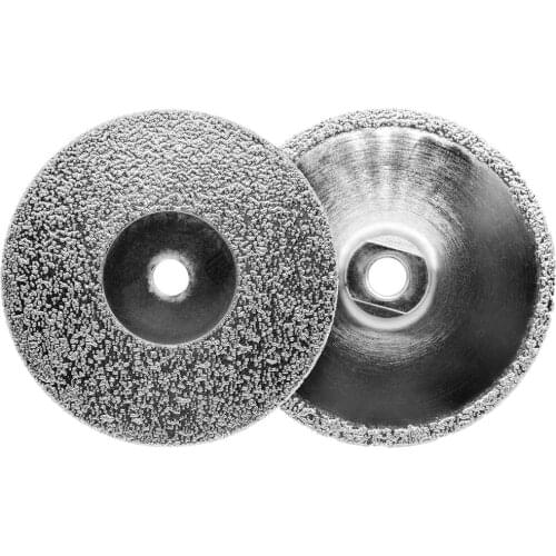 1 Piece 5 Inch 125mm Premium Quality Vacuum Brazed Diamond Cutting Disc Grinding Sanding Wheel With M14&5/8-11 Flange