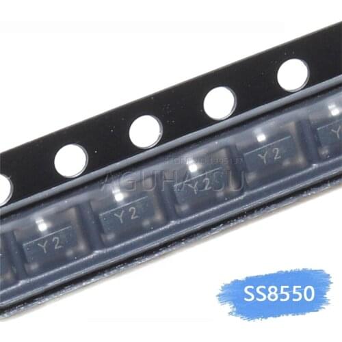 100PCS SS8550 SOT23 MMBT8550 SOT MMBT8550LT1G SMD Y2 SOT-23 new transistor