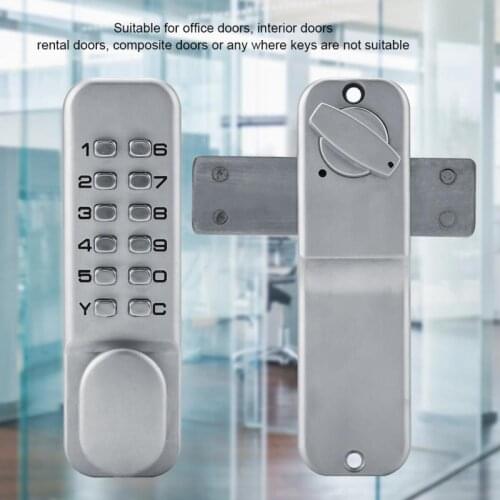 9 Digit Code Door Lock Zinc Alloy Combination Cam Door Lock Smart Password Security Door Lock Locker fechadura eletronica