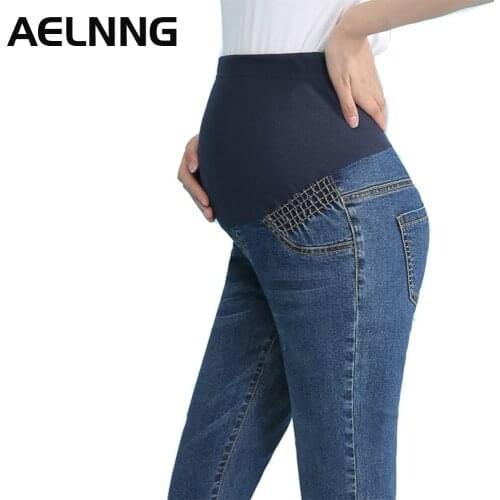 AELNNG Jeans For Pregnant Women