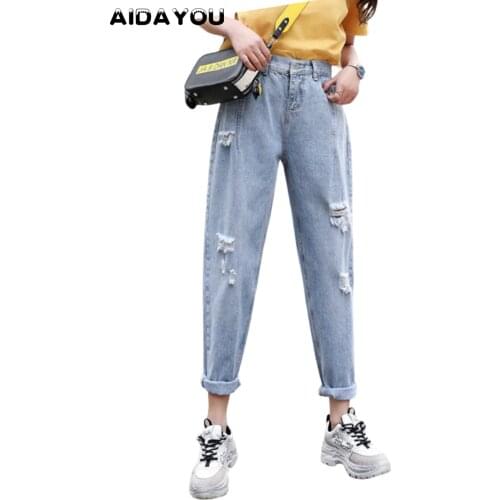 Женские укороченные джинсы AIDAYOU China At AliExpress