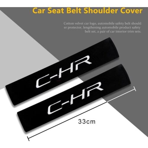Car-Styling Car Emblems Cotton For Toyota C-HR Corolla Prius Verso Yaris CHR Avensis Alphard 2008 Auto Stickers Car Styling