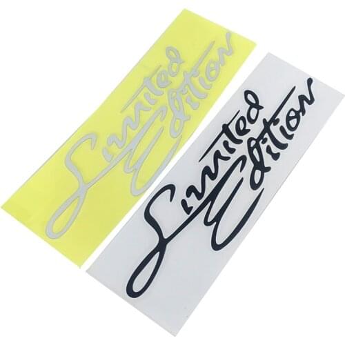 Funny Limited Edition Sticker Auto Car Sticker Badge Decal Motorcycle Stickers for Suzuki Honda Kawasaki Car Styling