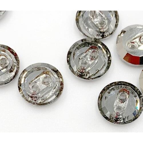 Apparel Sewing Black buttons strass crystal glass buttons diy Handicraft decorative for clothes buttons Fabric crafts sewing nee