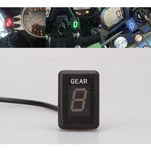 Motorcycle LCD Electronics 1-6 Level Gear Indicator Digital Gear Meter Instrument For Aprilia Pegaso 650 2005 - 2010 RSV4 09-16