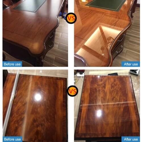 Adhesive Table Protective Film Glossy Clear Protection Anti-scratch Heat Resistant Furniture Stickers for Home TN88