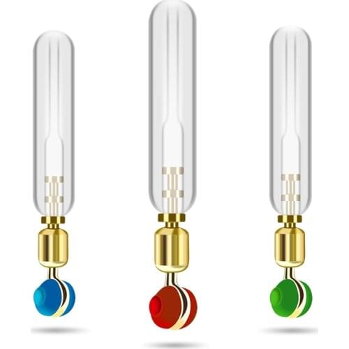 LEDIAO 20Pcs Silicone Copper Head Float Rest Fishing Floats Anti Knot Rotation Float Tube Boia Flotteur Buoy Fishing Accesoires