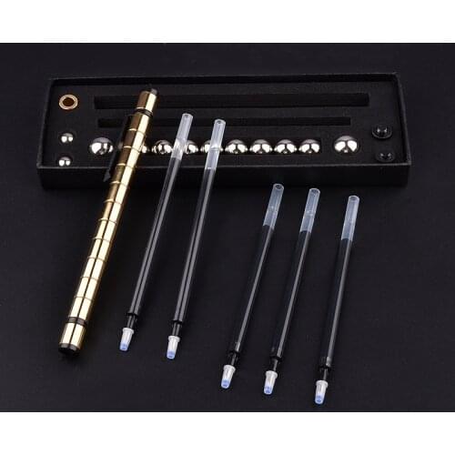 Magnetic Pen Creative Metal Pen Neutral Magnet Capacitive Pen Polar Personality Students With Decompression Mult