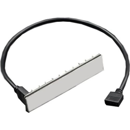 Motherboard RGB Concentrator 11 Channel Halo Synchronous RGB Fan Lamp Control Connector RGB Splitter Hub