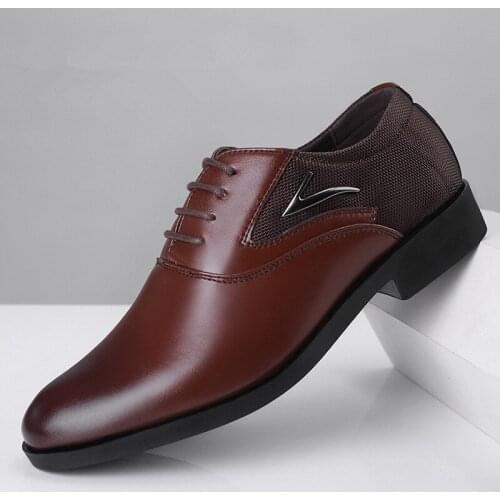 New Spring Fashion Oxford Business Genuine Leather High Quality Soft Casual Breathable Mens Flats Free Shipping