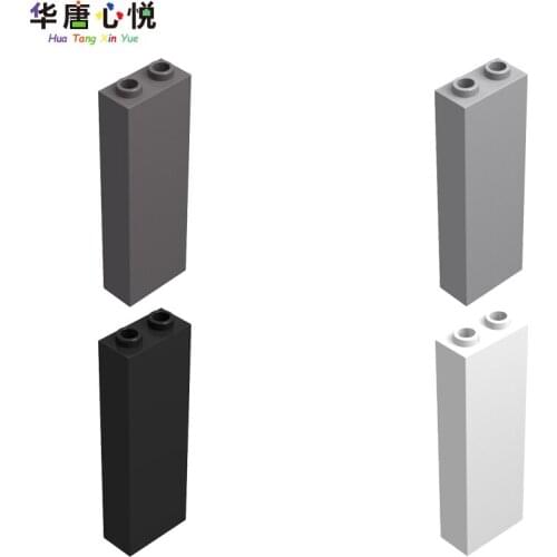 MOC Accessories Series 2454 1x2x5 Wall Plate Pillar 20PCS/Set Parts Building Blocks Assembly Kids Gifts City Accessory Model Kit