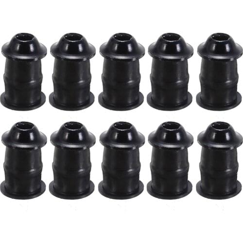 New Arrival 10pcs Motorcycle M5 5mm Metric Rubber Wind Screen Fairing Well Nut Wellnut