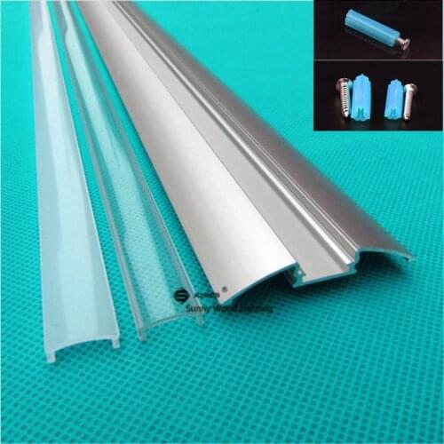 10pcs/lot 40inch 1m led cabinet bar light ,12mm wide edge led aluminium profile matte clear cover ,ceiling profile with strip