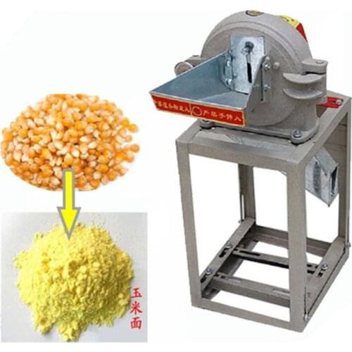 50kg/h Small Red Chilli Powder Making Machine 9FC-15 Grain Hammer Mill Corn Crusher Spice Grinder