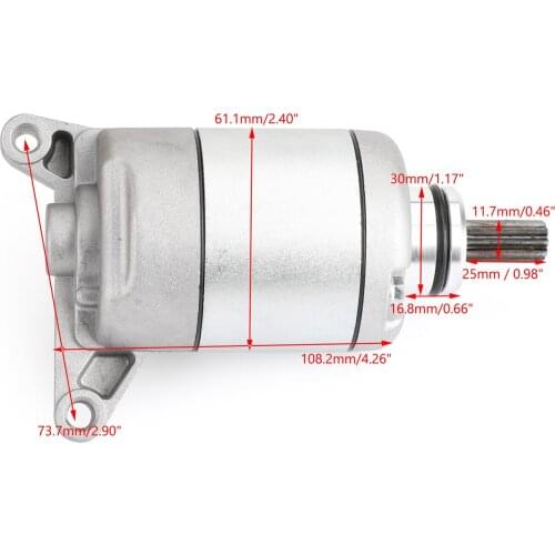 Artudatech Starter 9-Spline For Honda 150 CRF150F 2006-2017 CBF125 CBF150 2007-2013 31200-KPT-A01 31200-KWF-941 Motor Parts