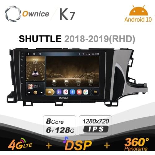 K7 Ownice 6G+128G Android 10.0 Car Radio For Honda SHUTTLE 2018 2019 Multimedia Audio 4G LTE GPS Navi 360 BT 5.0 Carplay